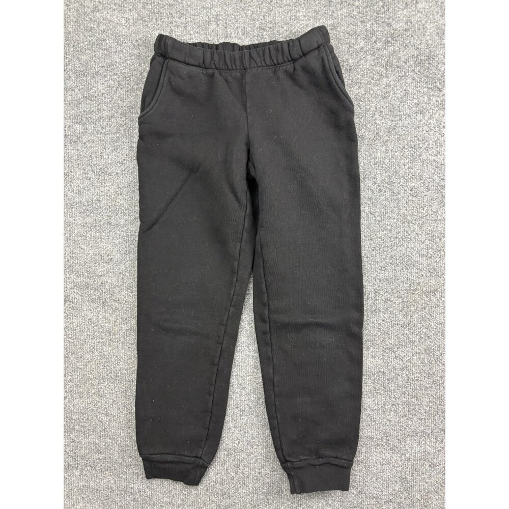 Monrow Sweatpants Womens XS Black Fleece Jogger Pants Elastic Waist Lounge